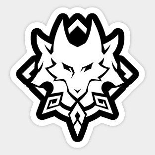 Genshin Impact Wriothesley Emblem - White Sticker
